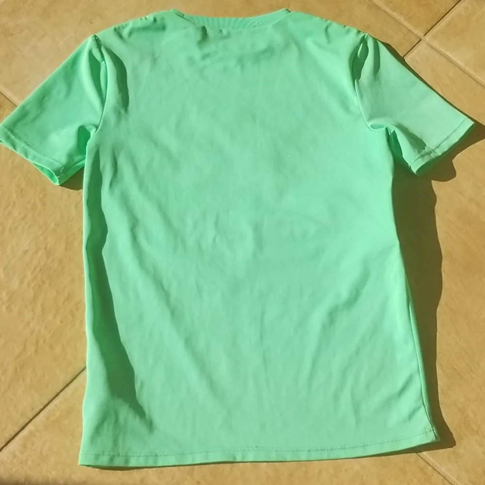 GAP mint green rash guard large 10